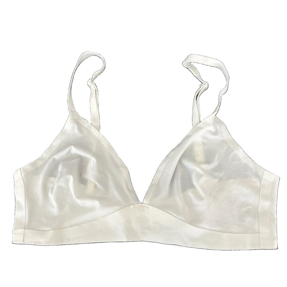 Gap Bralette Women Medium Black No-Show Bralette Wireless Adjustable Straps - Picture 13 of 14